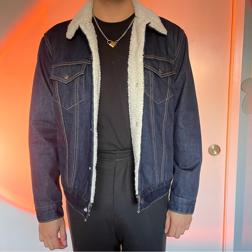 Blue Denim Sherpa Jacket Levi’s